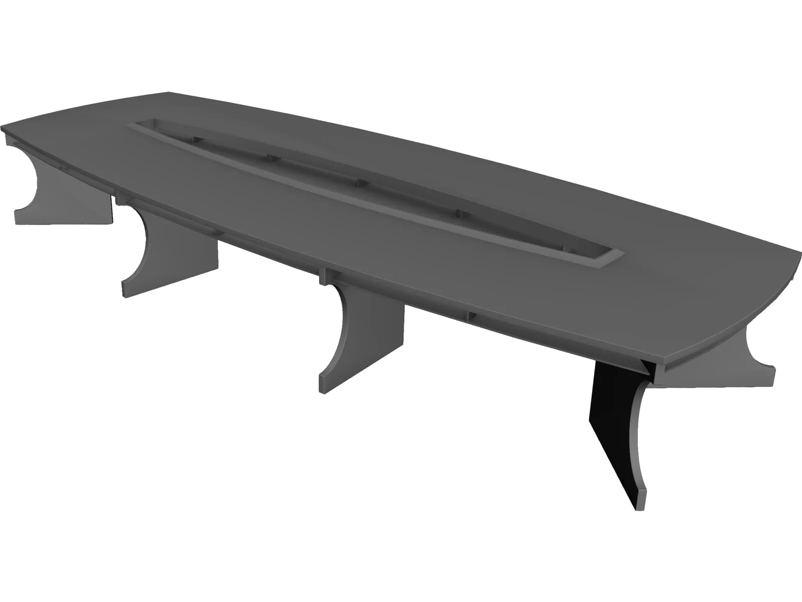 Conference Table 3D Model