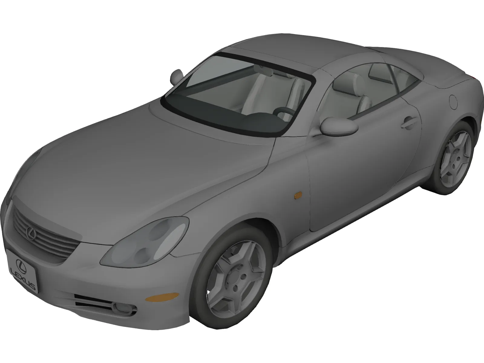 Lexus SC430 3D Model