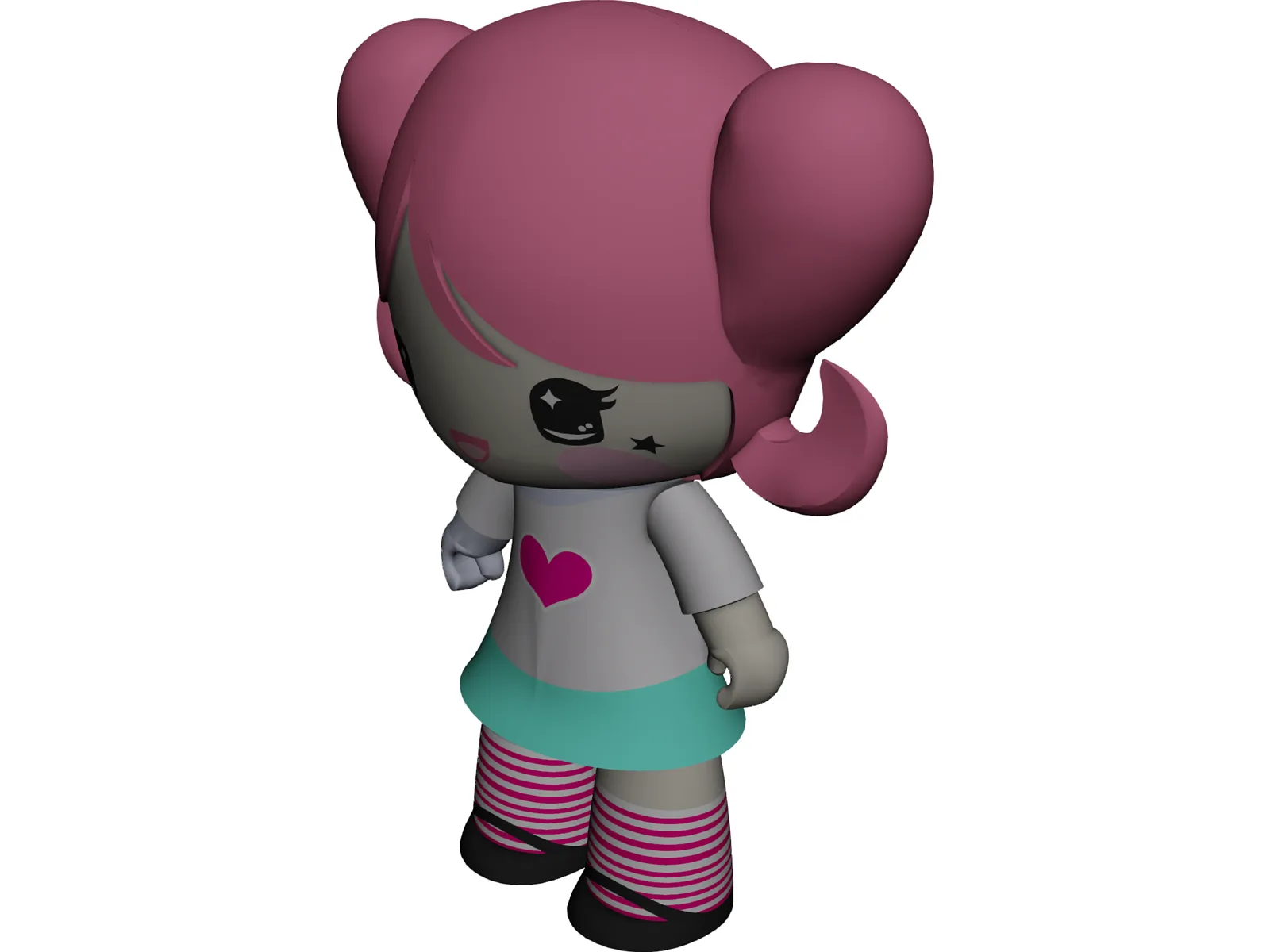 Toy Doll 3D Model