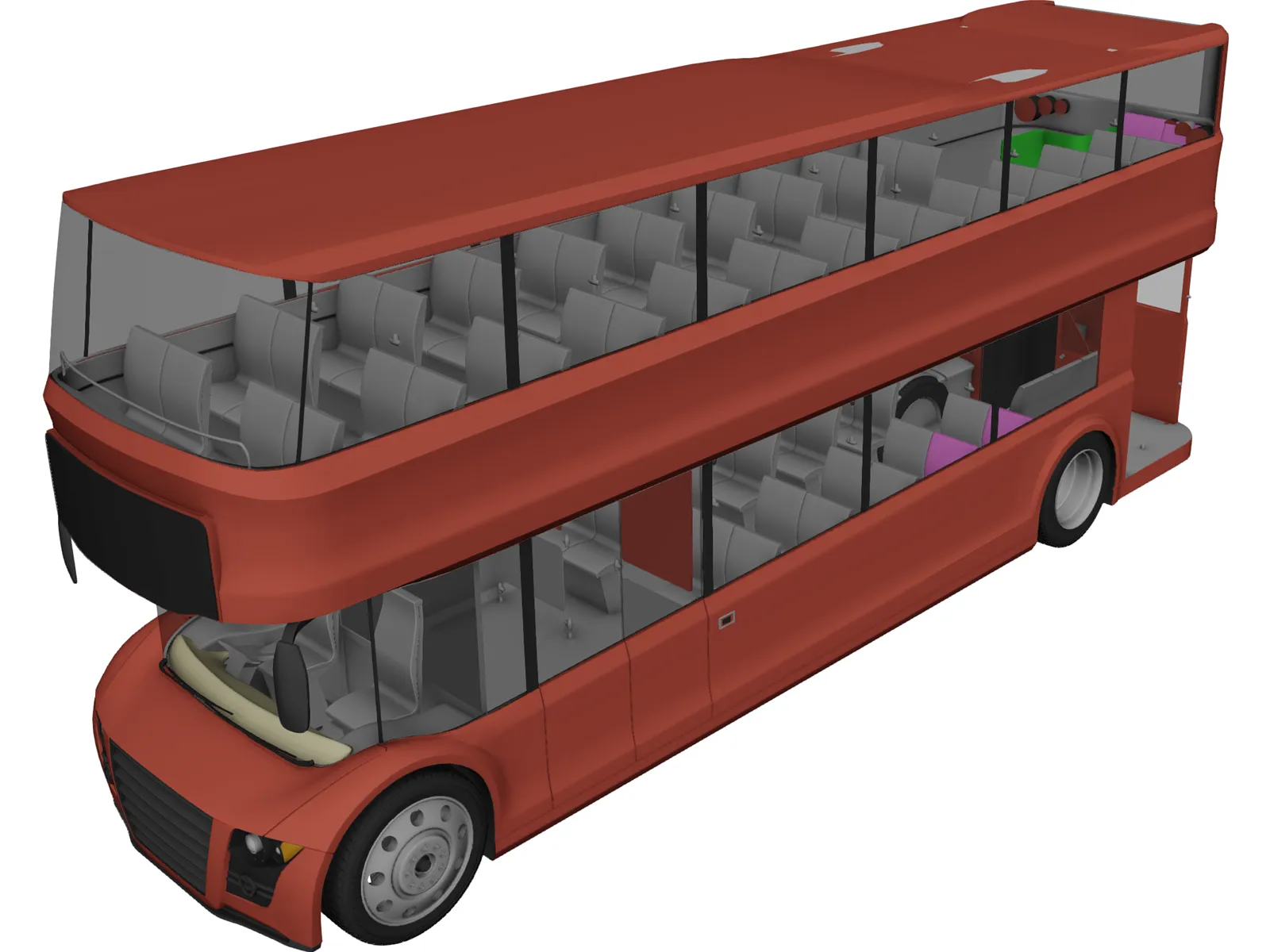 London Bus 3D Model