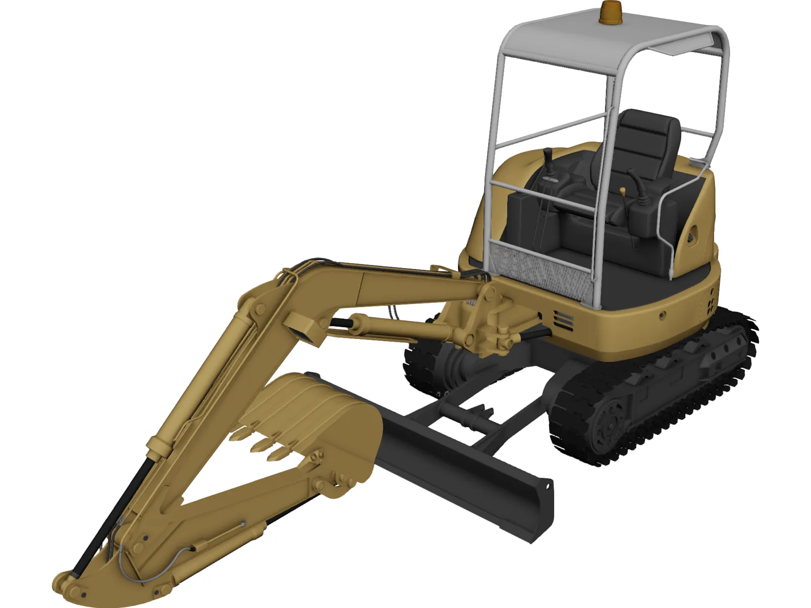 Excavator 3D Model