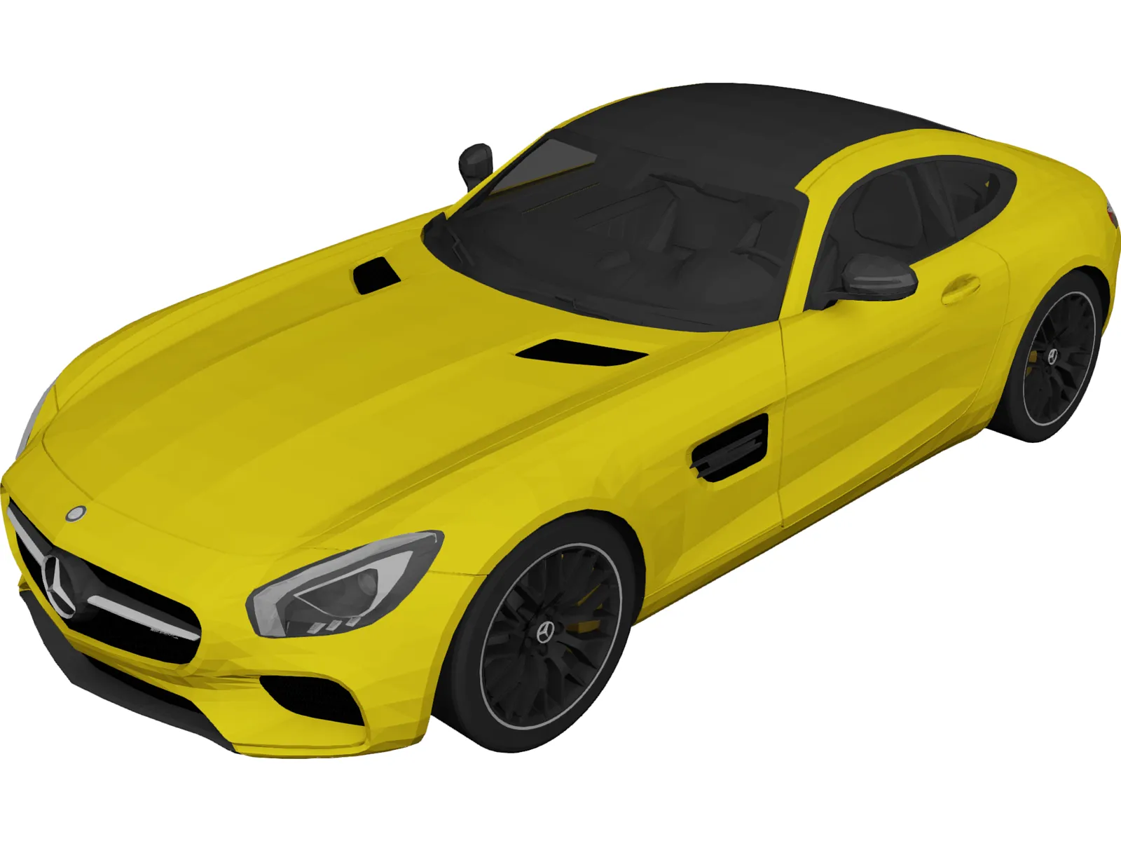 Mercedes-Benz AMG GT (2016) 3D Model