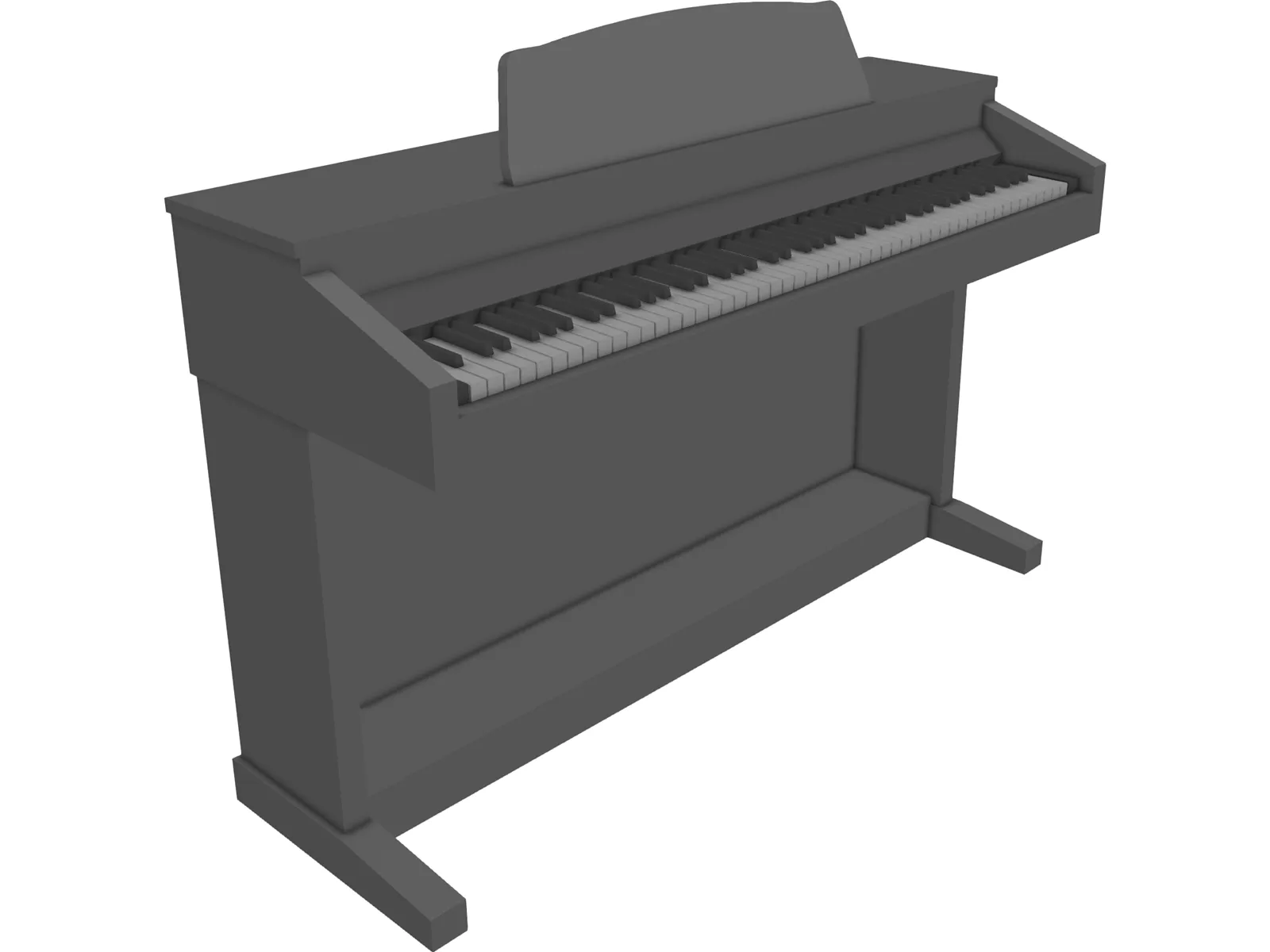 Kawai CA-5 Rosewood Digital Piano 3D Model
