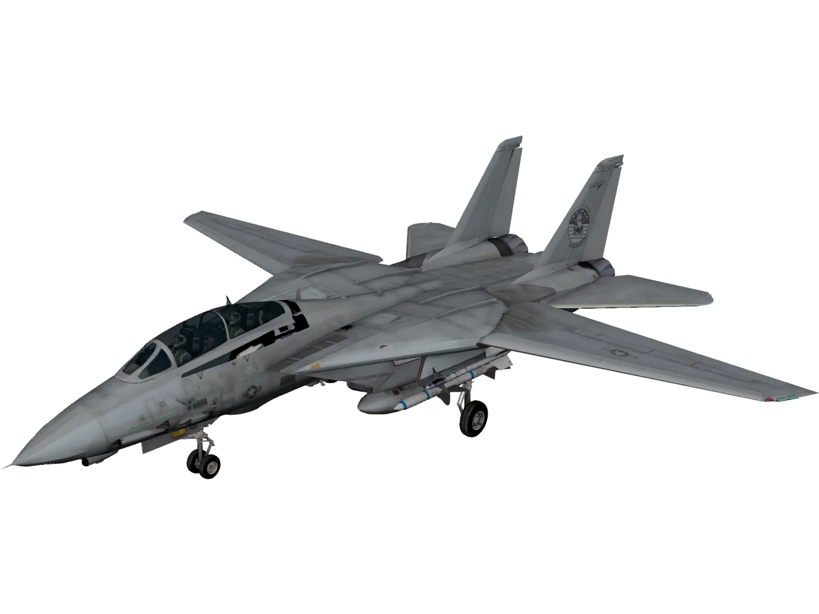 Grumman F-14 Tomcat 3D Model