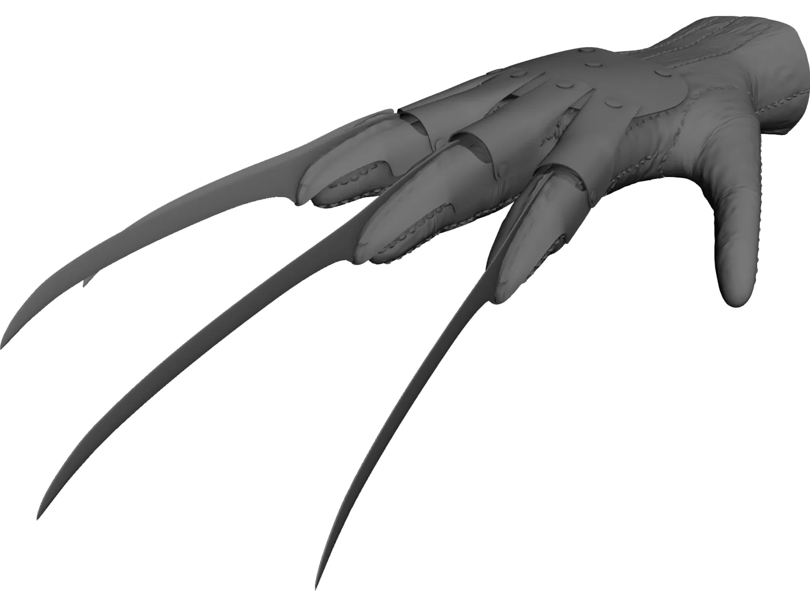 Bladed Glove 3D Model