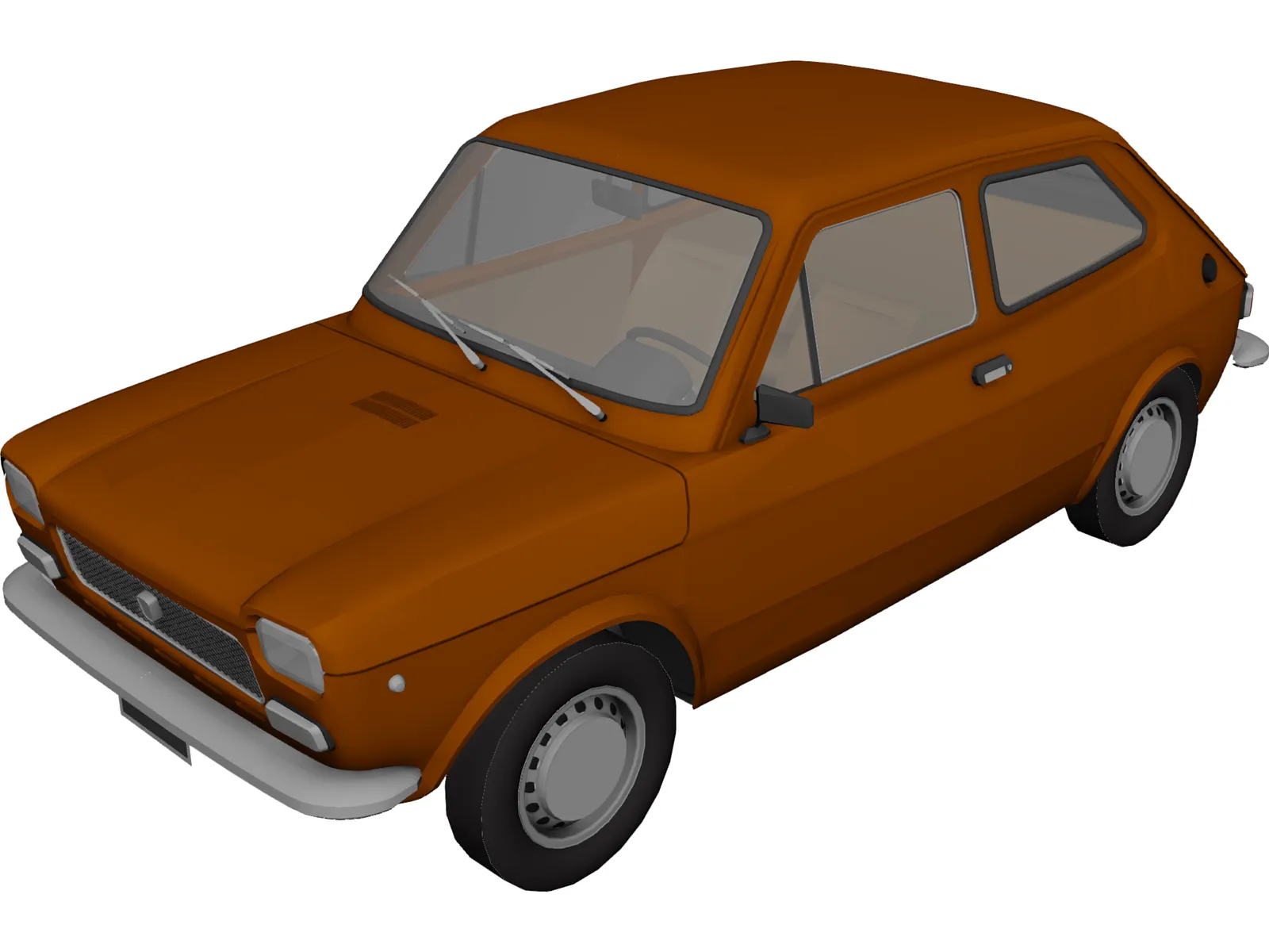 Fiat 127 (1971) 3D Model