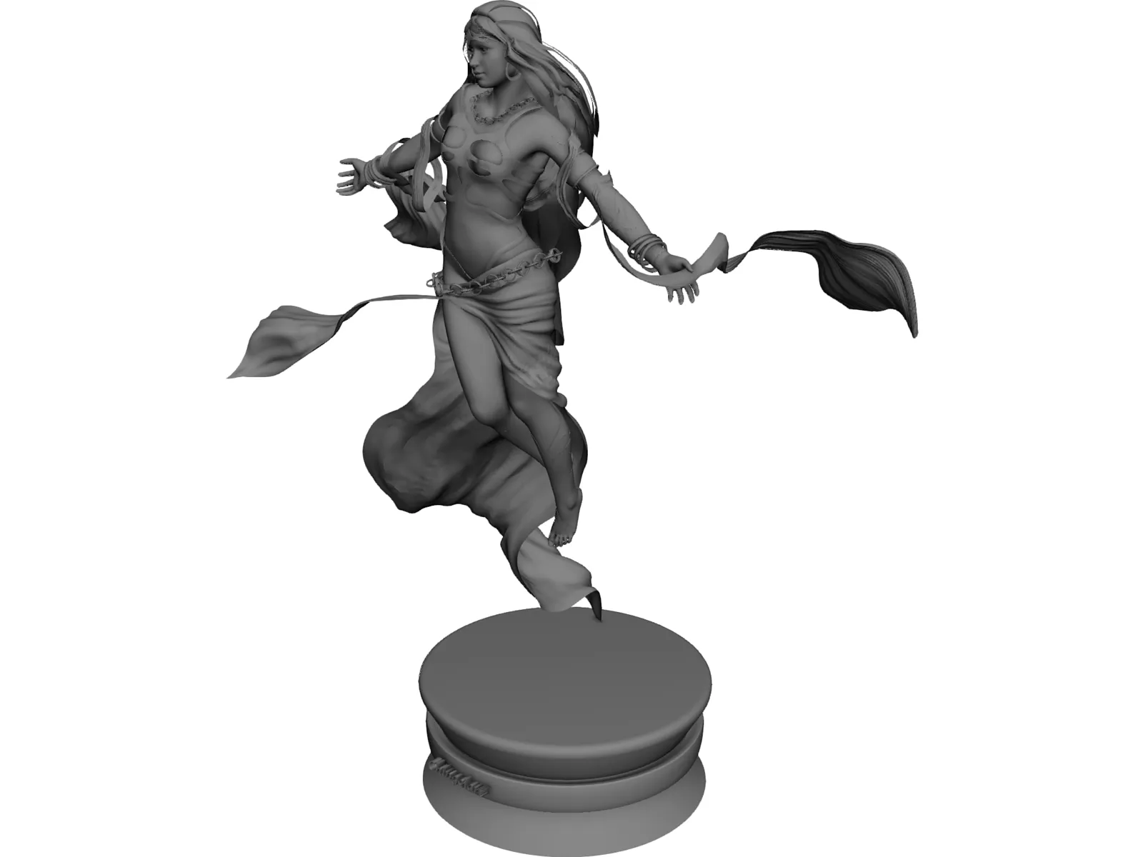 Diosa Figure 3D Model