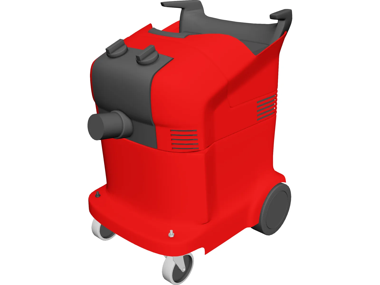Industrial Vacuum Cleaner 3D Model