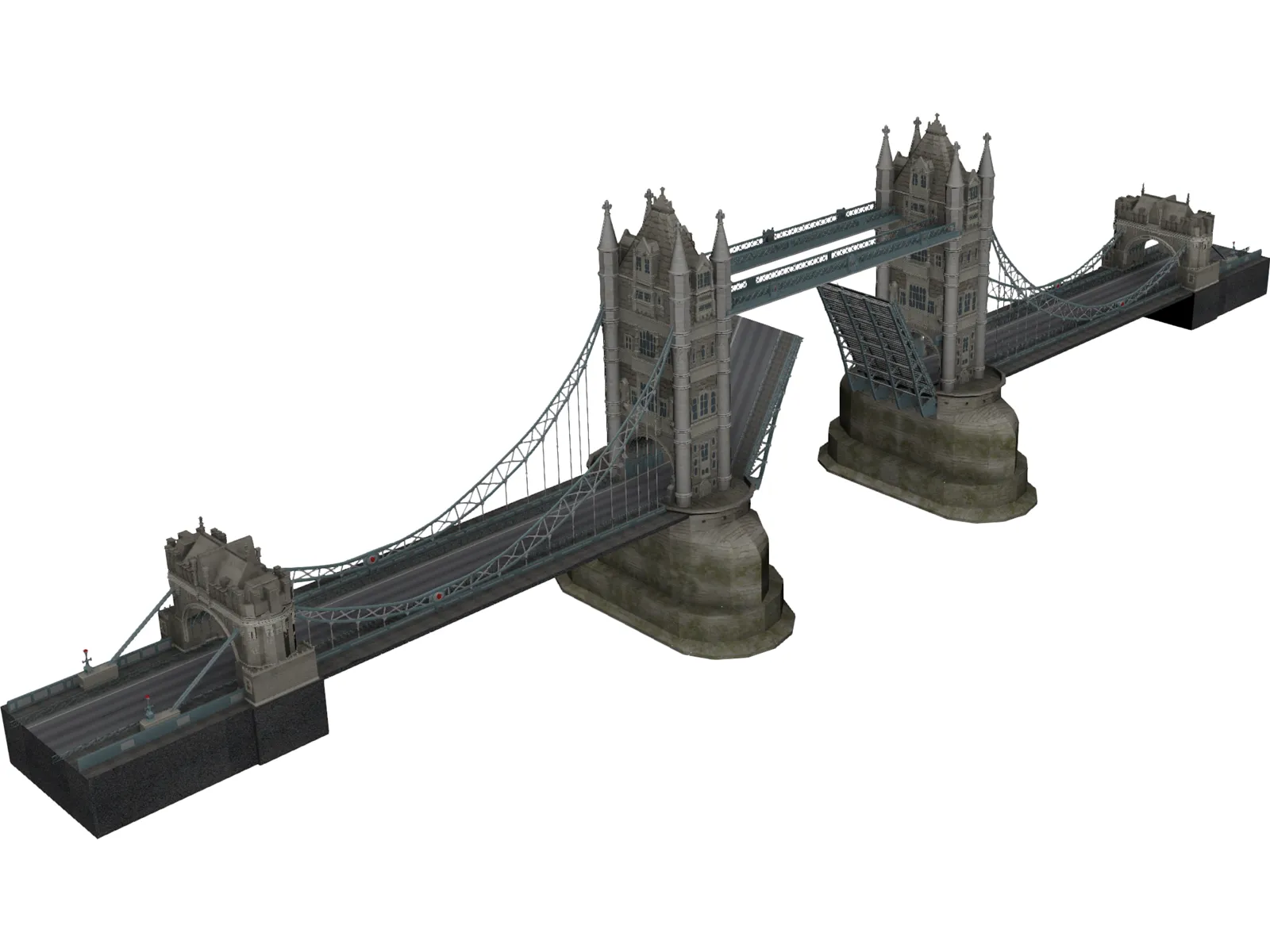 Tower Bridge 3D Model