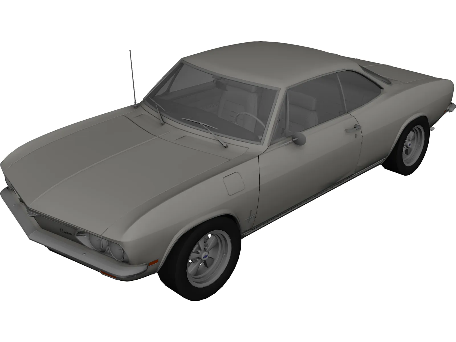 Chevrolet Corvair Monza (1969) 3D Model