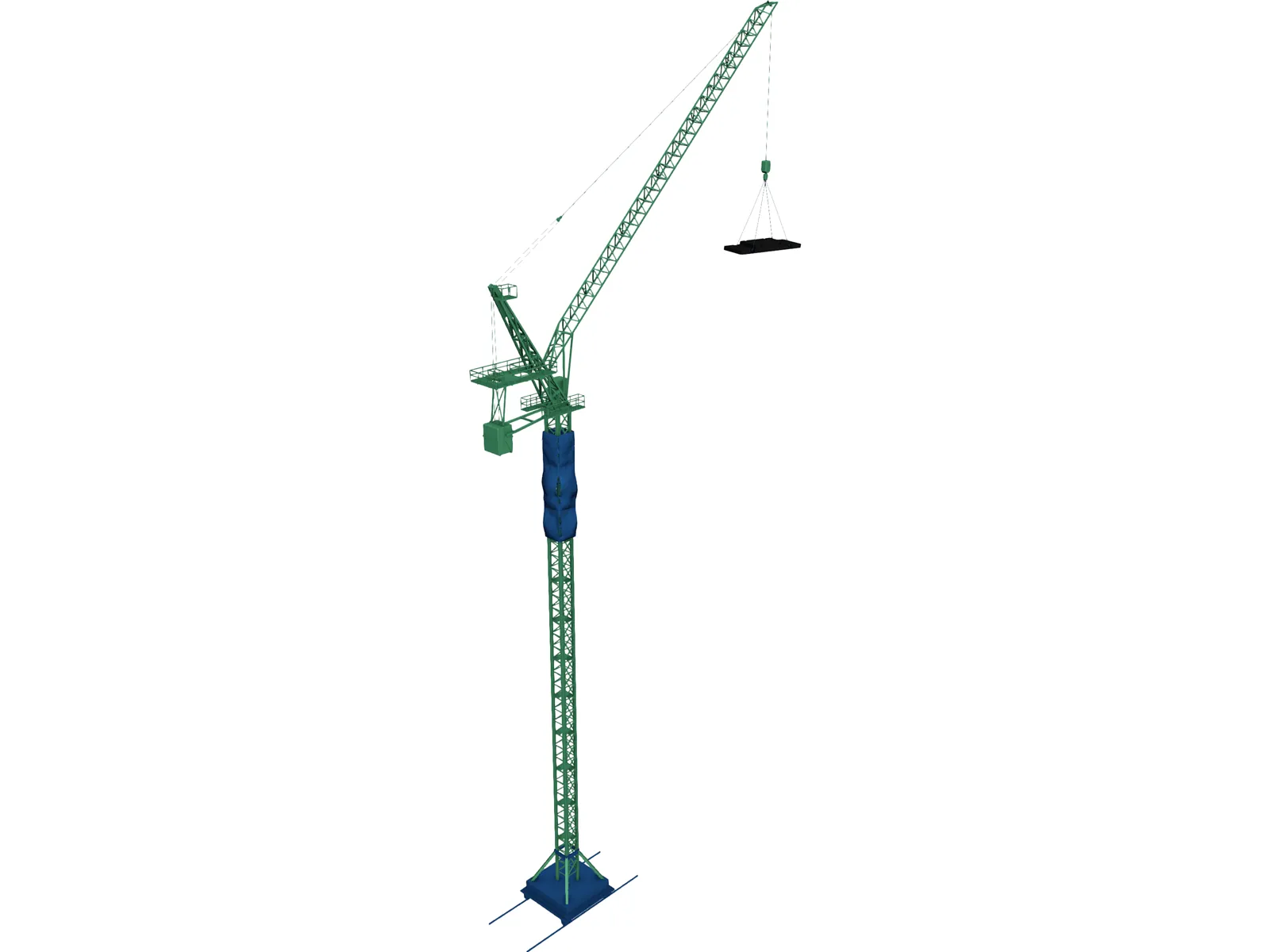 Tower Crane 3D Model