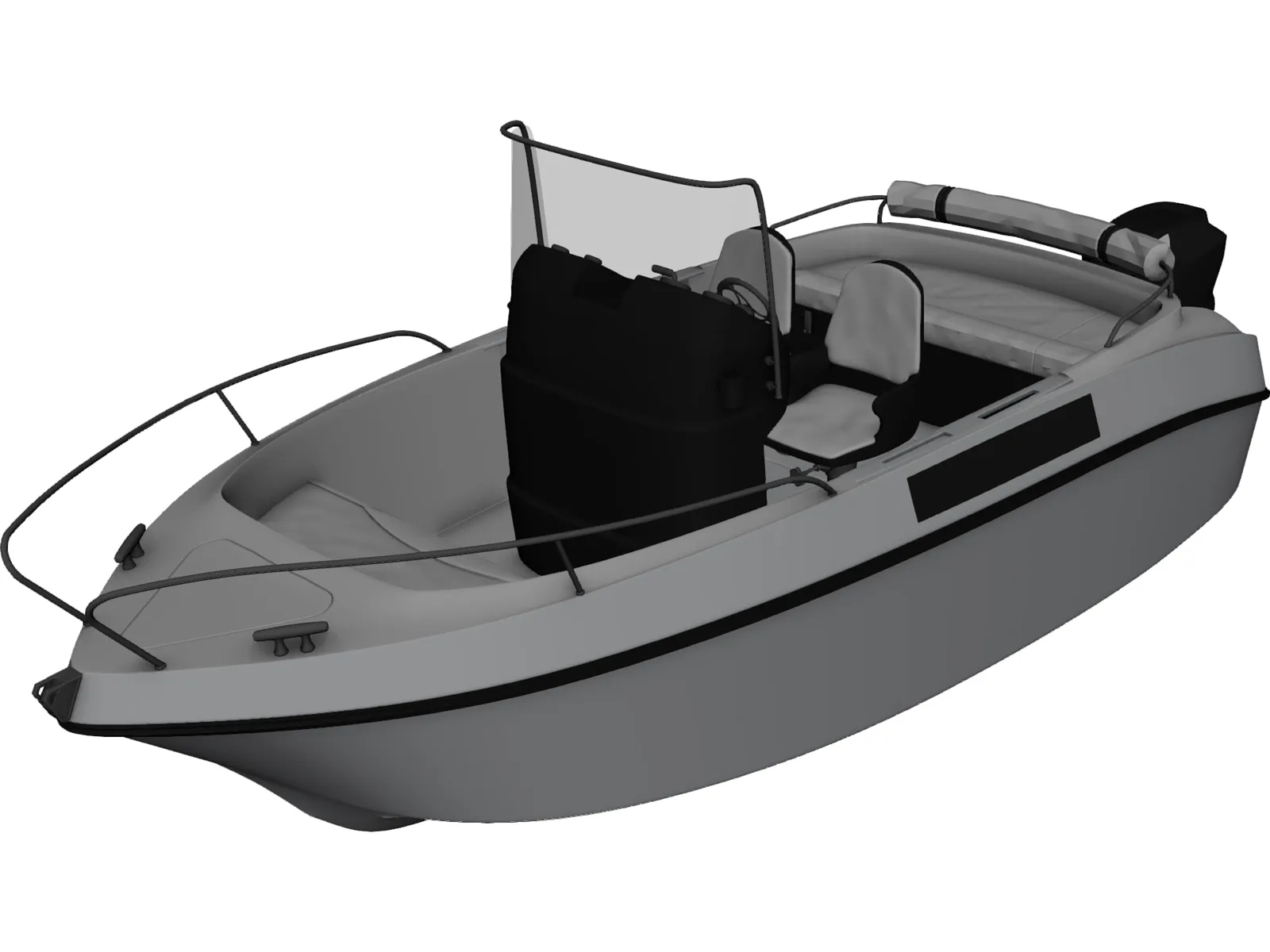 Speedboat 3D Model