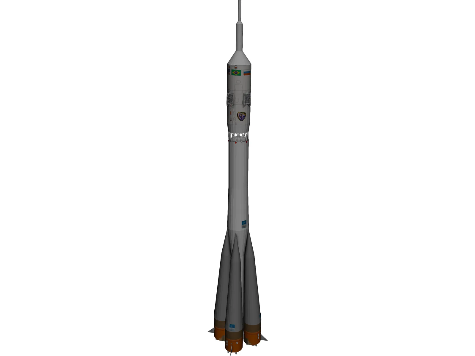 Soyuz Rocket 3D Model