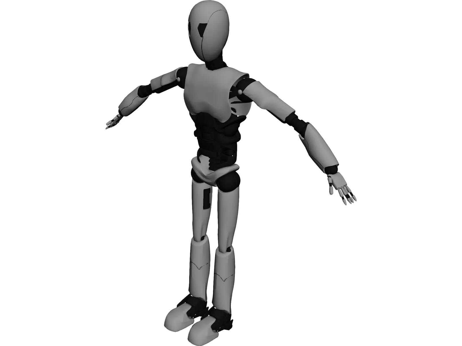 Electronic Robot 3D Model