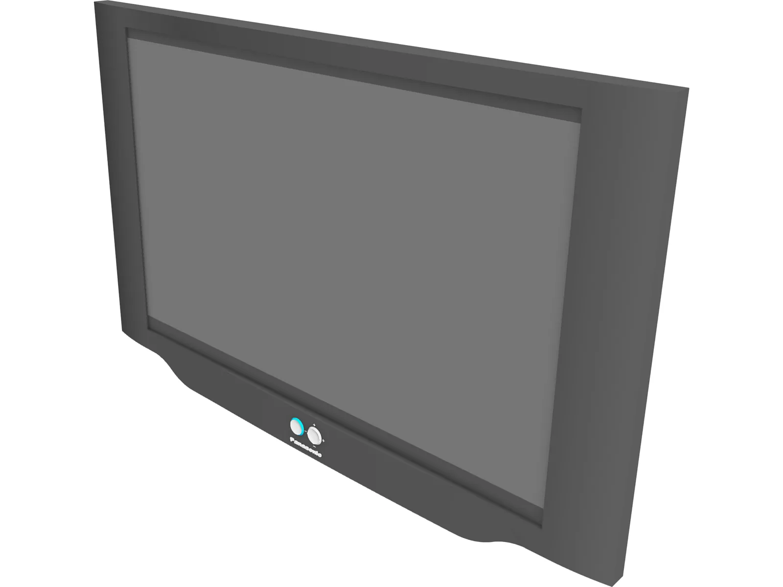 Panasonic Plasma TV 3D Model