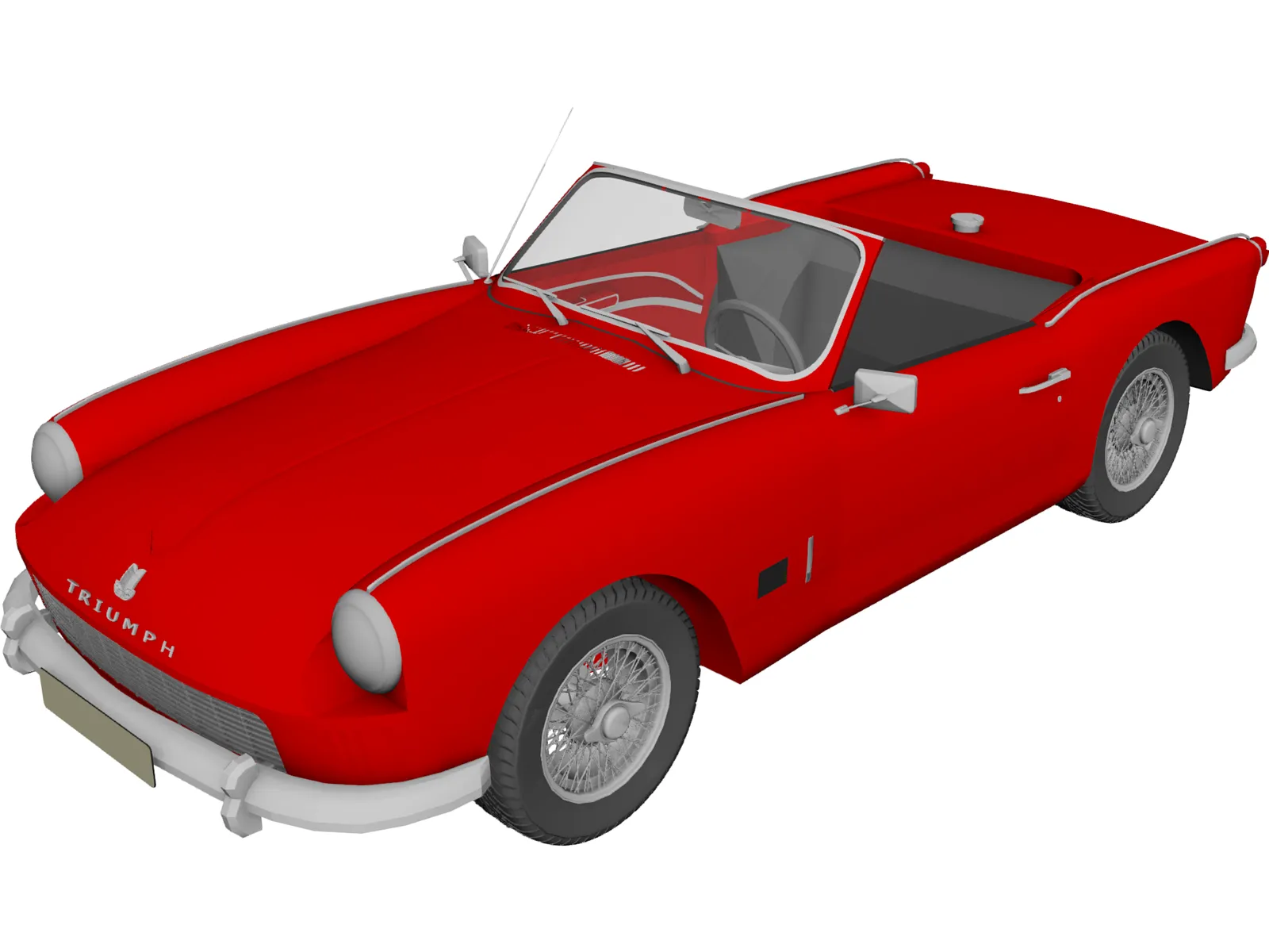 Triumph Spitfire MK2 3D Model