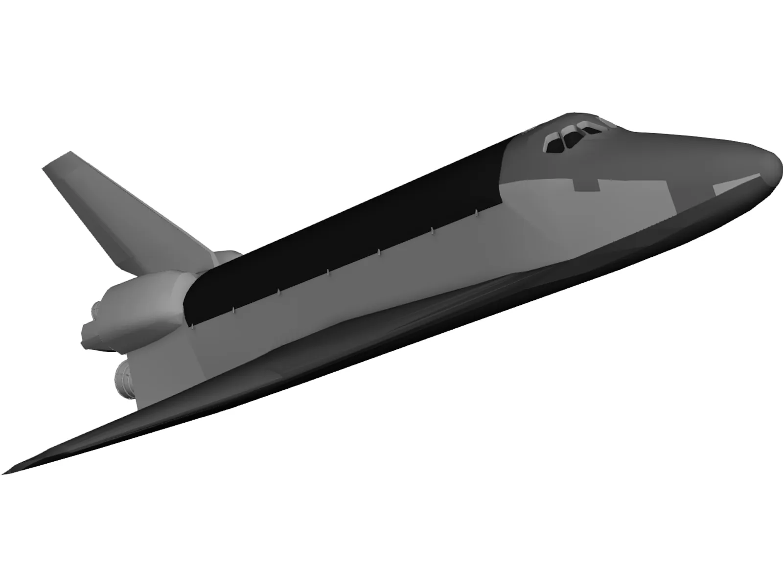 Discovery Space Shuttle 3D Model