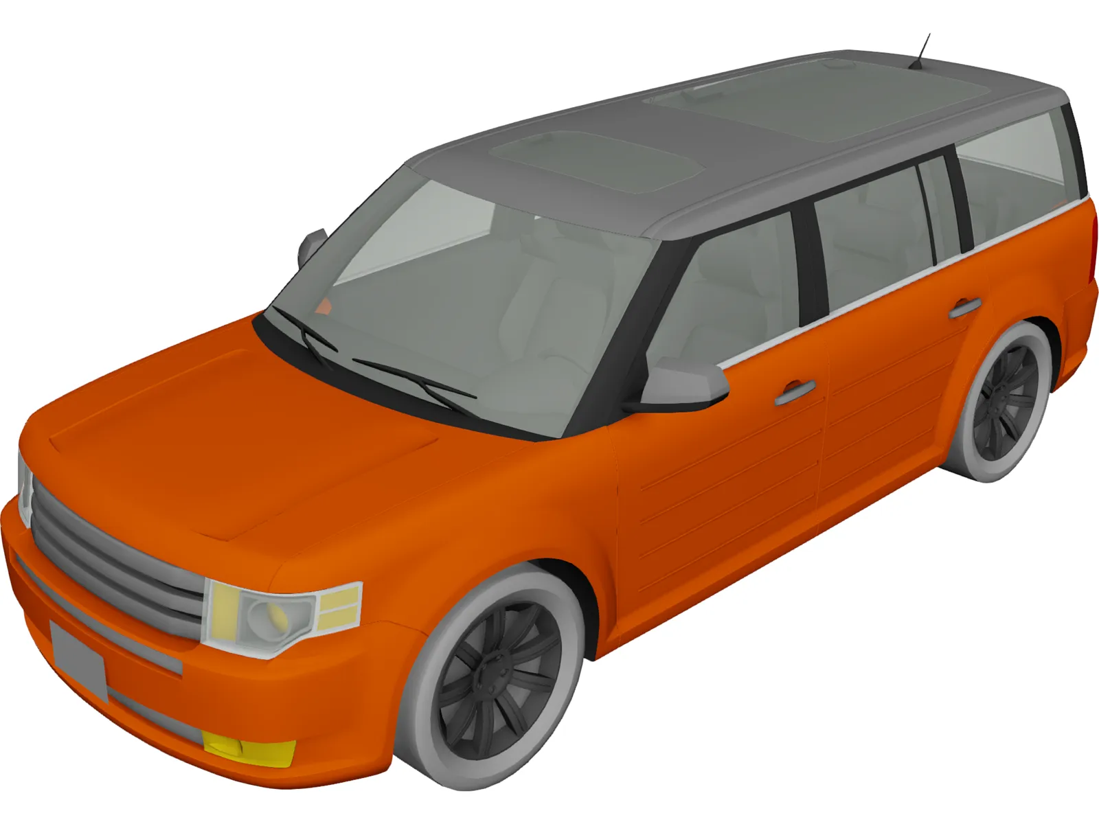 Ford Flex (2009) 3D Model