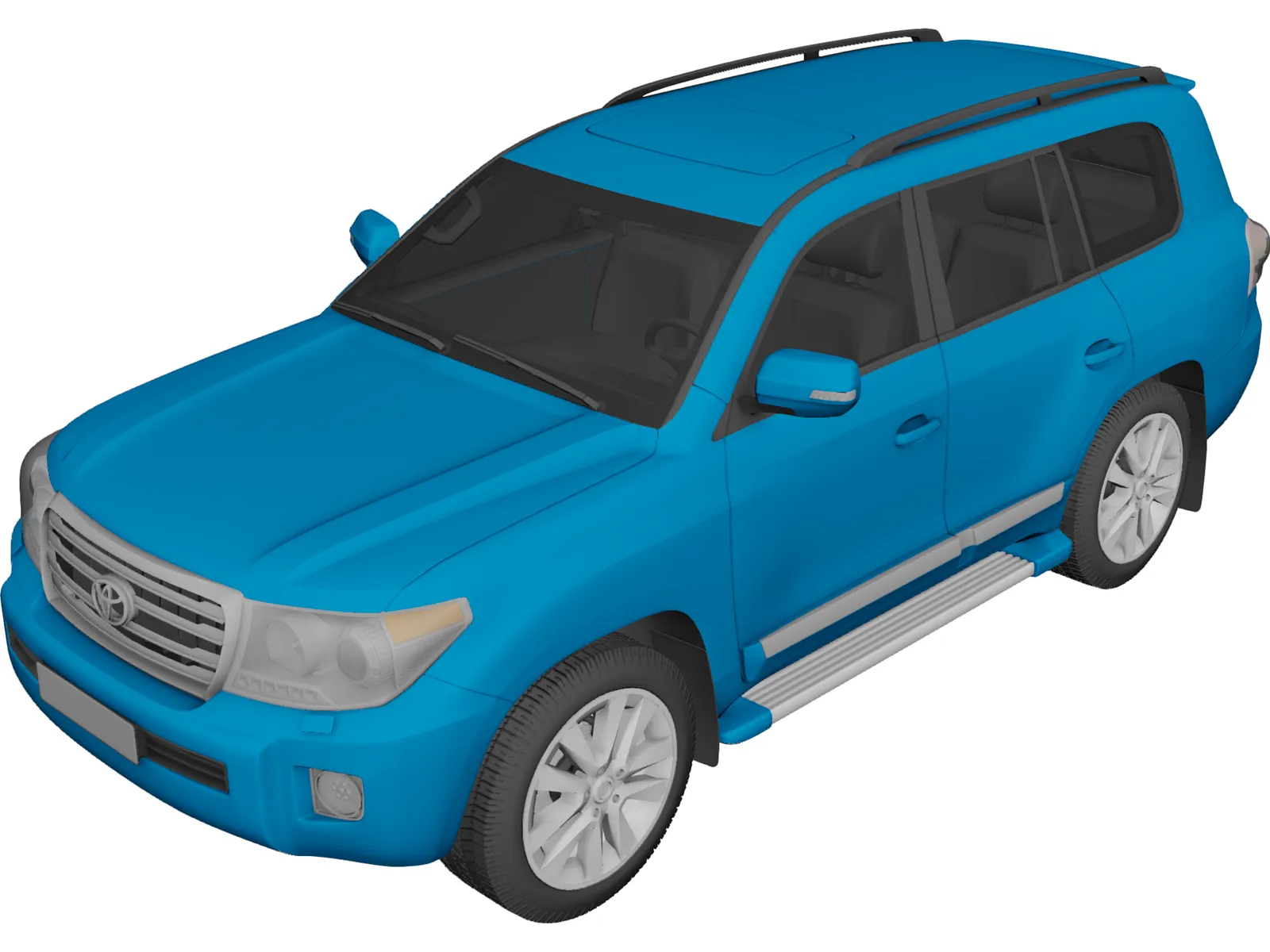 Toyota Land Cruiser (2013) 3D Model