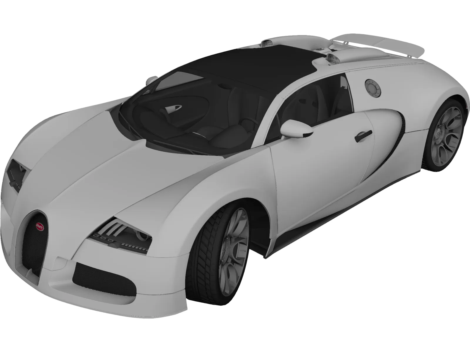 Bugatti Veyron Grand Sport (2010) 3D Model
