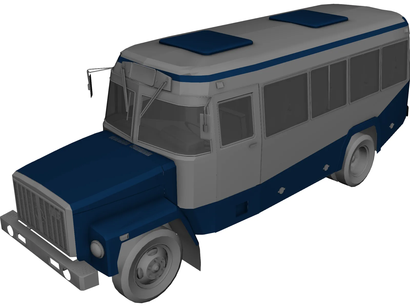 KAvZ 3976 3D Model