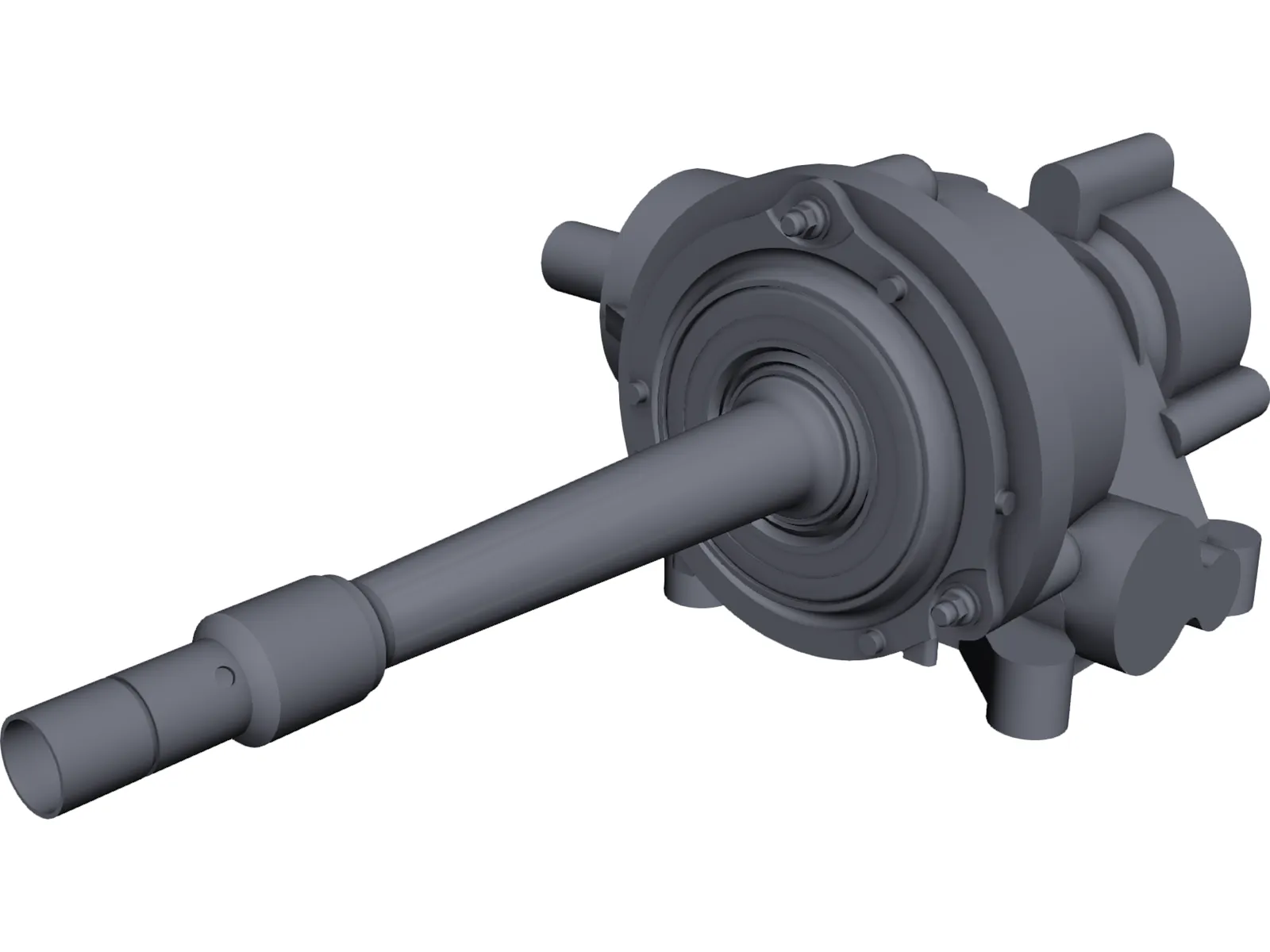 Bell 206 Gearbox 3D Model