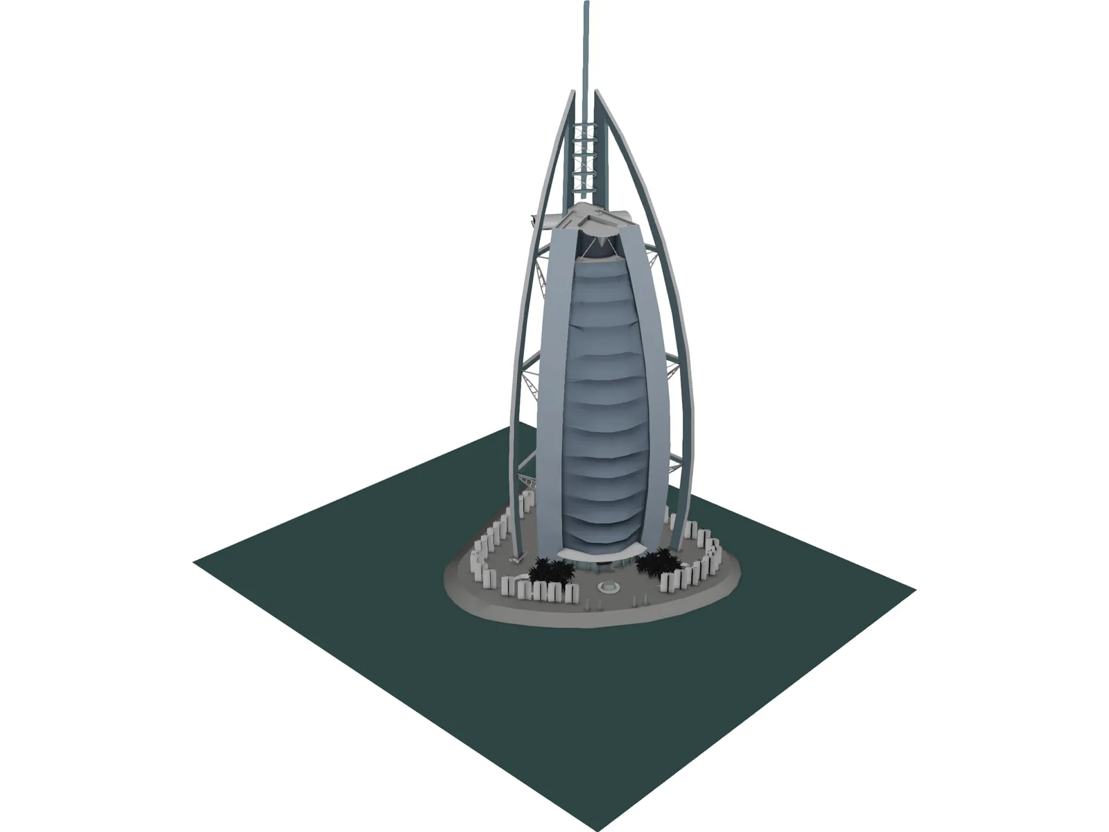 Burj al-Arab 3D Model