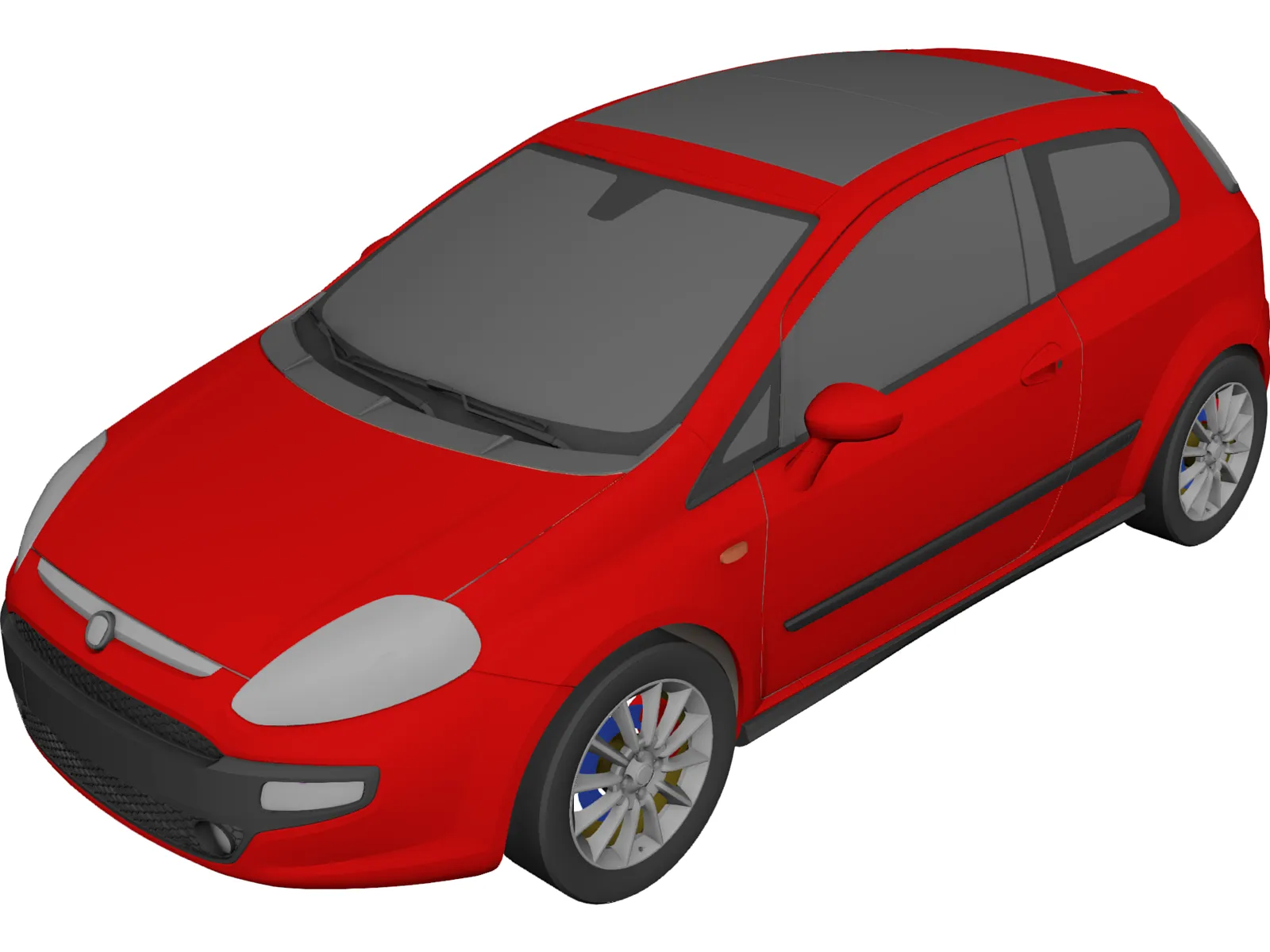 Fiat Palio 3D Model - 3DCADBrowser