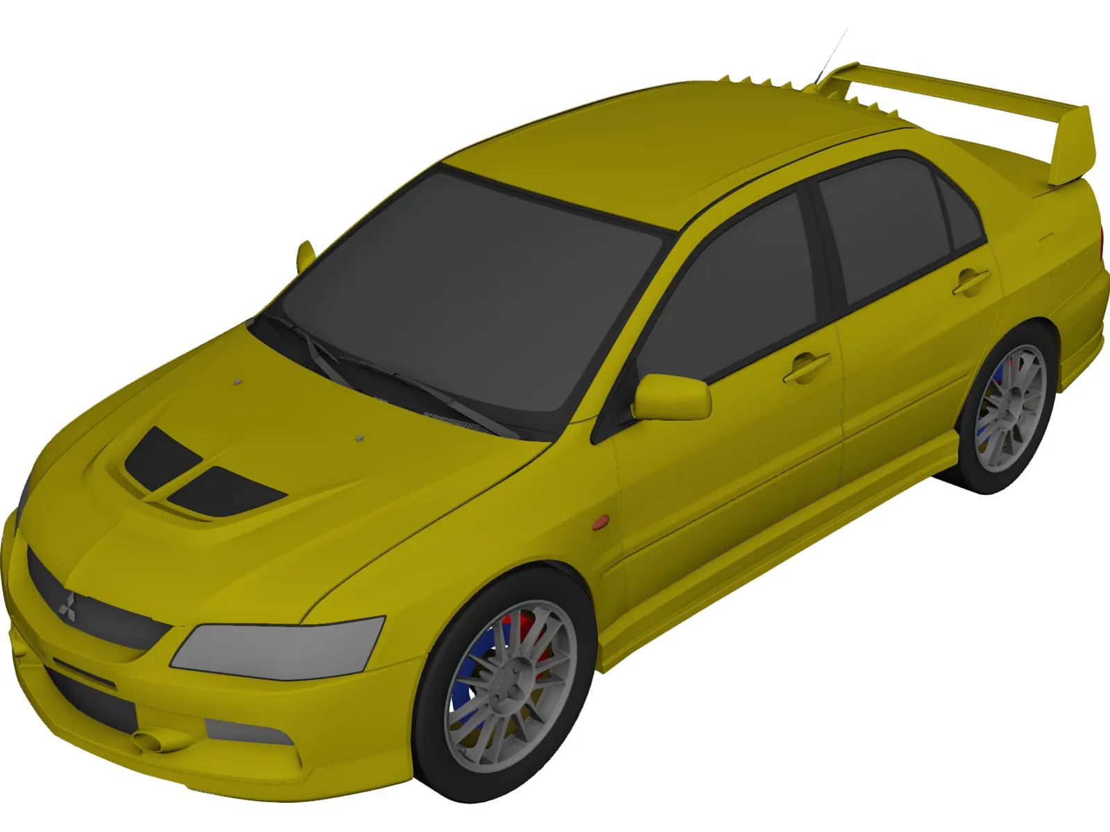 Mitsubishi Lancer Evo 8 3D Model