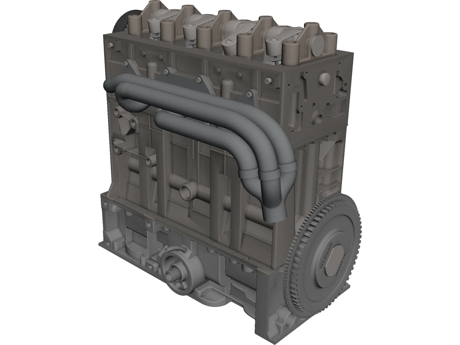 Citroen/Peugeot Engine 3D Model