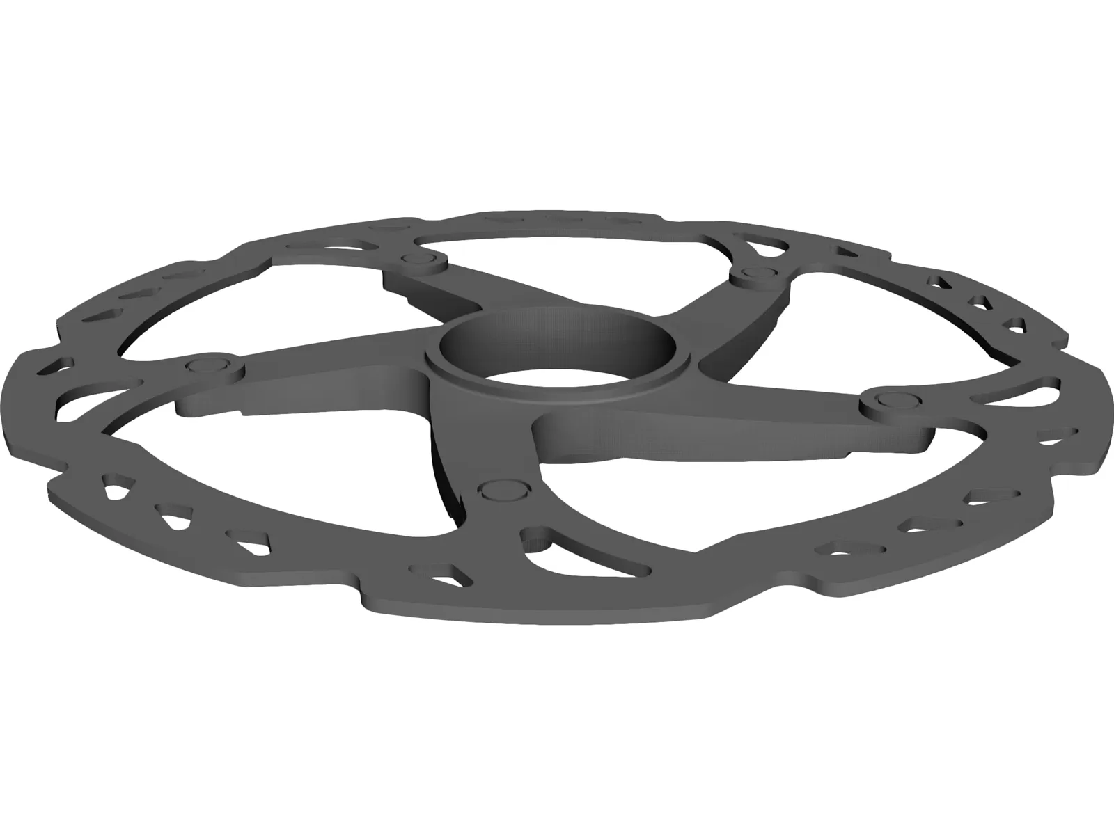 Shimano Disc 160 Centerlock XTR 3D Model