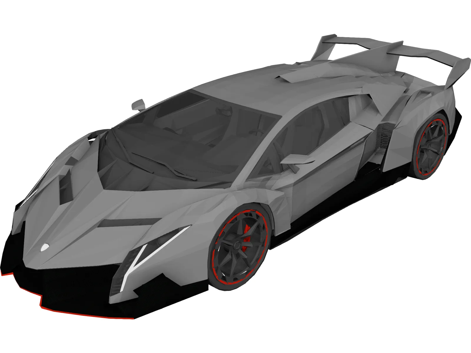 Lamborghini Veneno (2013) 3D Model