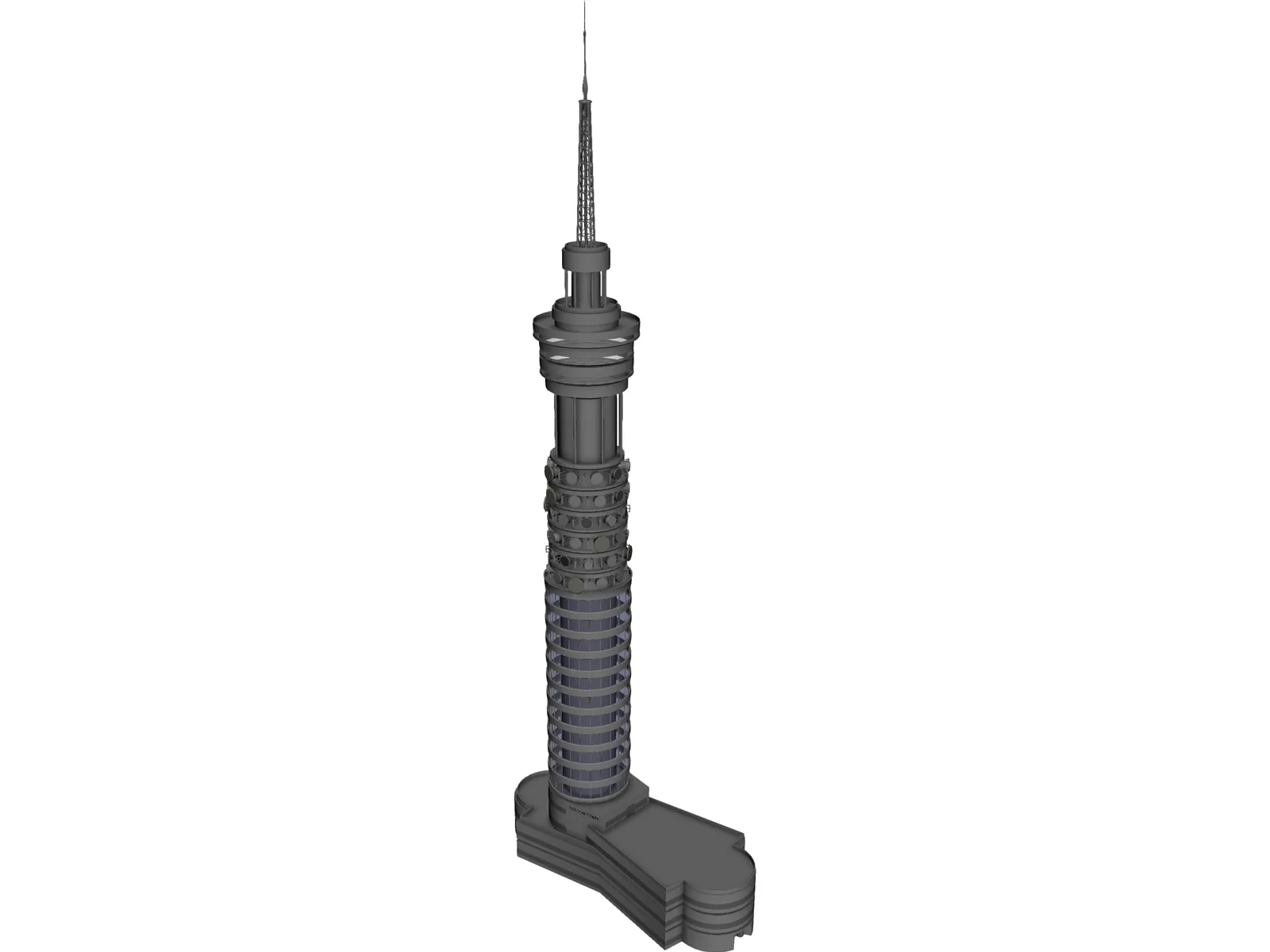 Telecom Tower 3D Model