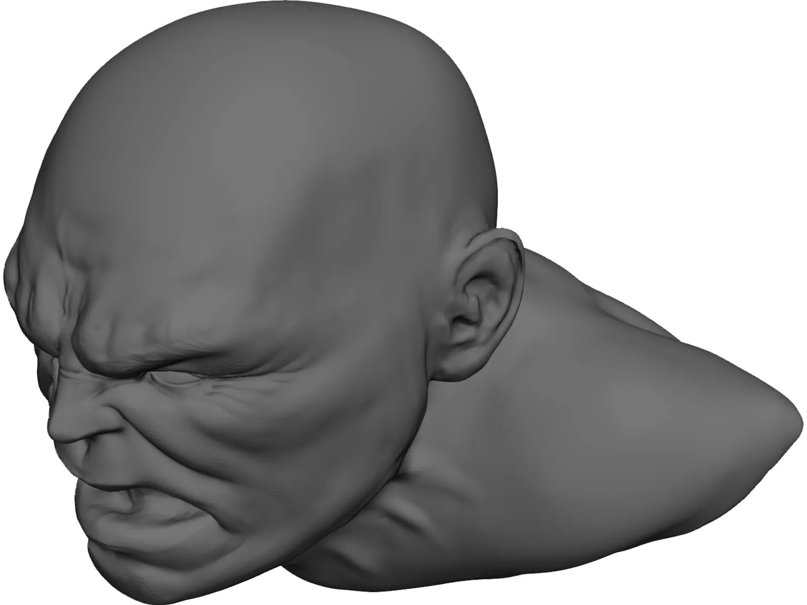 Hulk Bust 3D Model