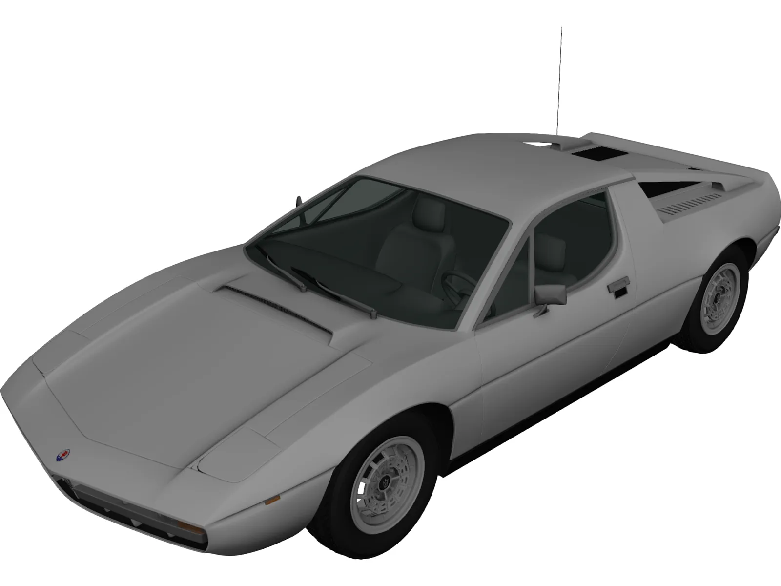 Maserati Merak (1972) 3D Model