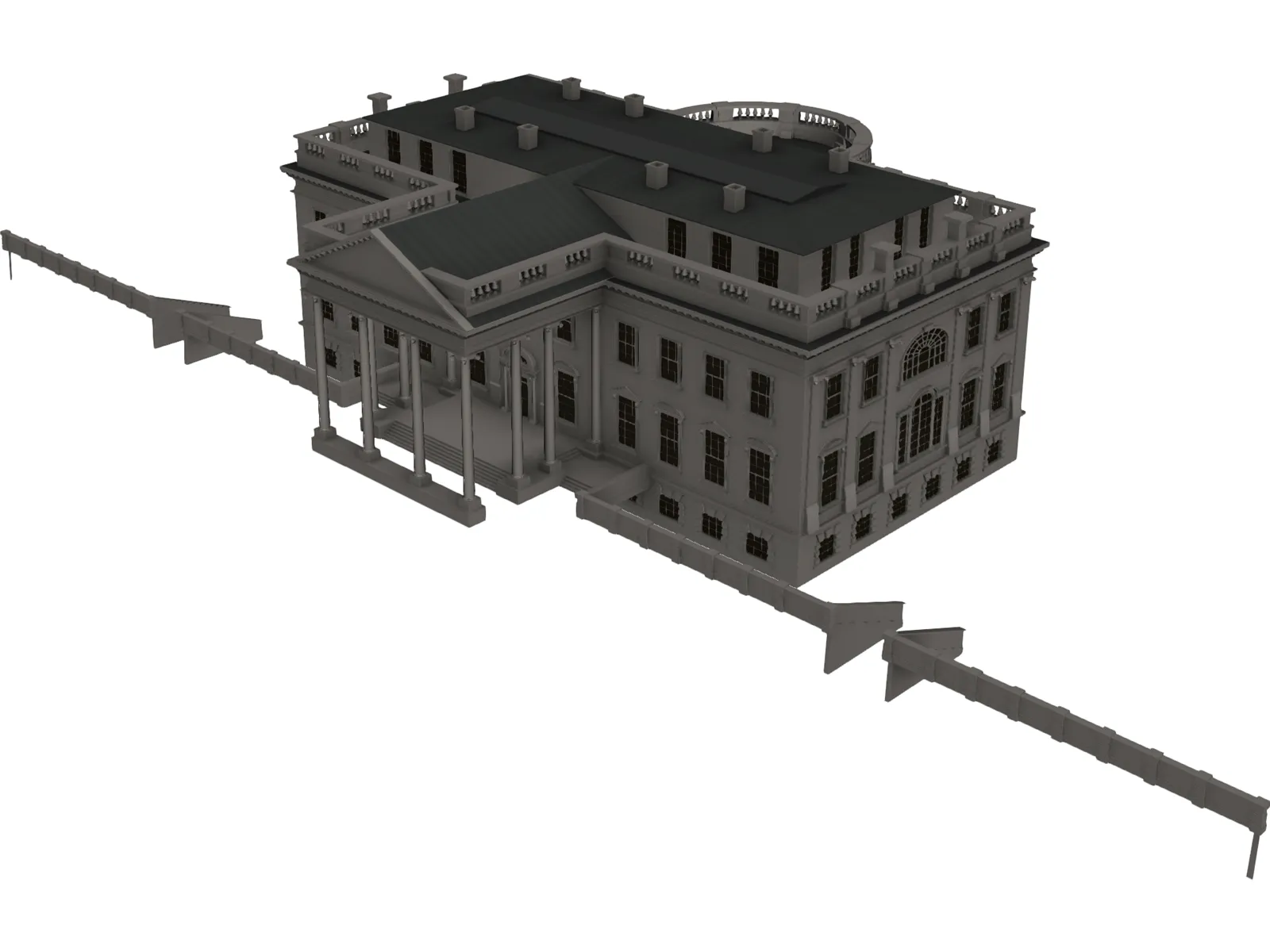 White House 3D Model