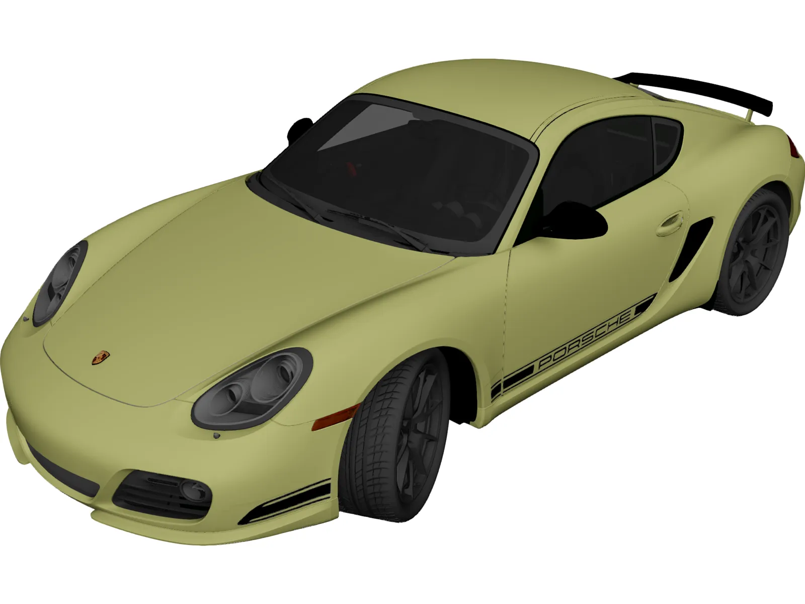 Porsche Cayman R (2012) 3D Model