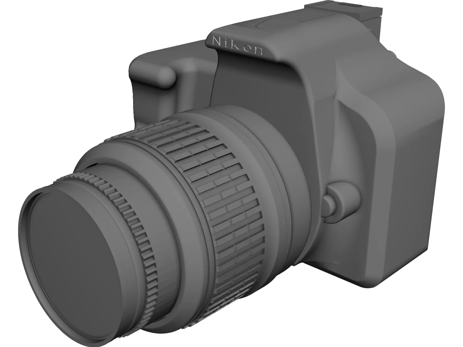 Nikon D5200 3D Model