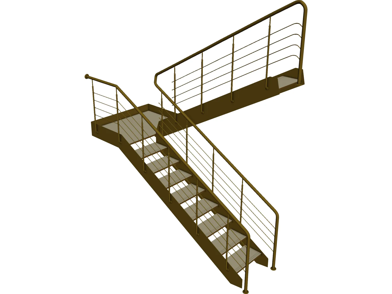 Stairs 3D Model