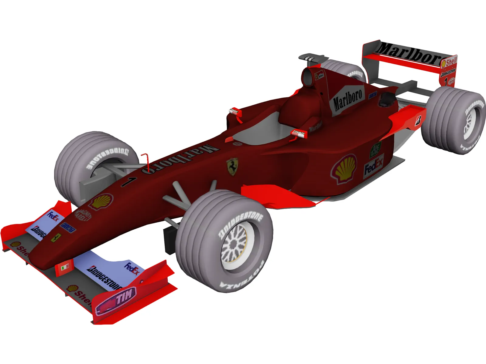 Ferrari F1 (2007) 3D Model