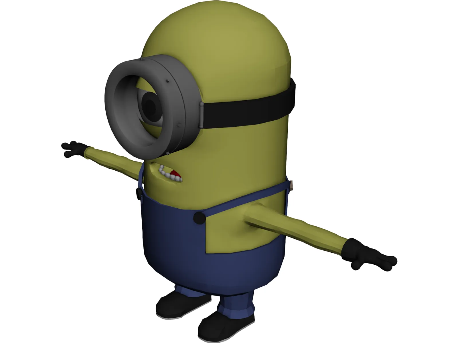 Minion One Eye 3D Model