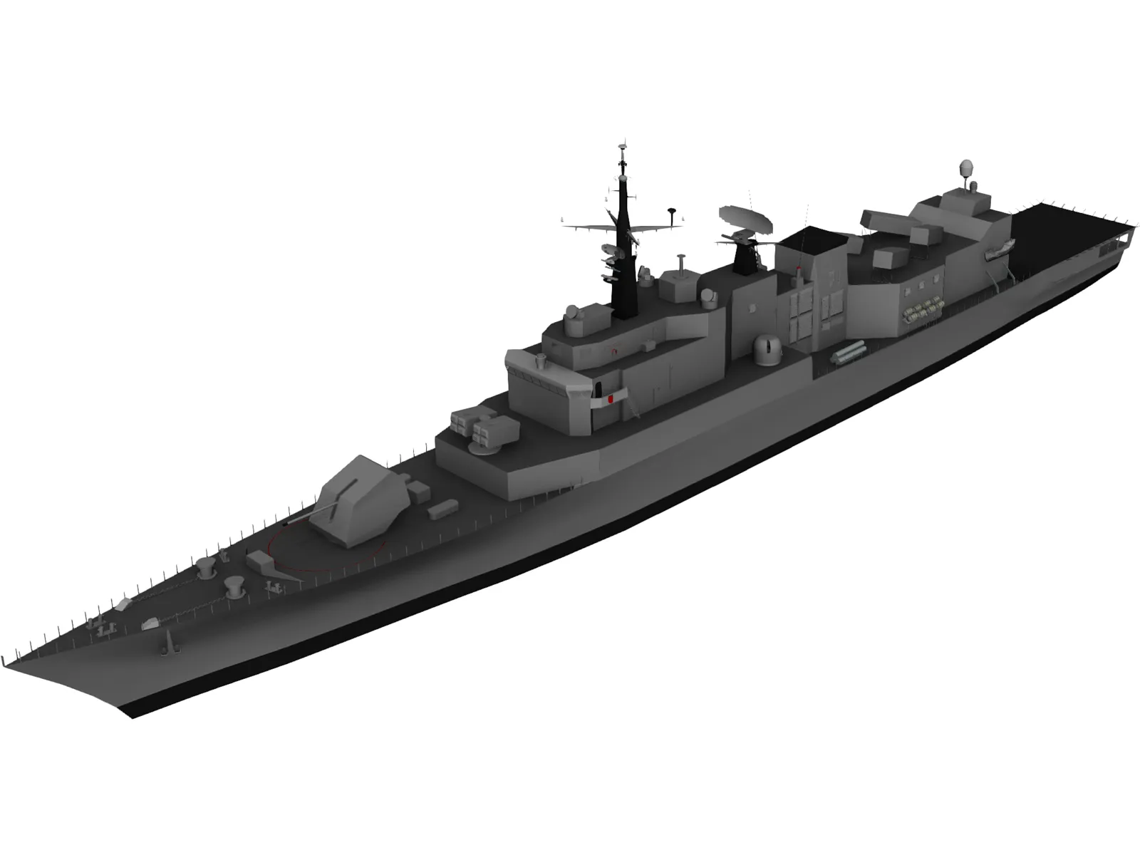 Maestrale Frigate 3D Model