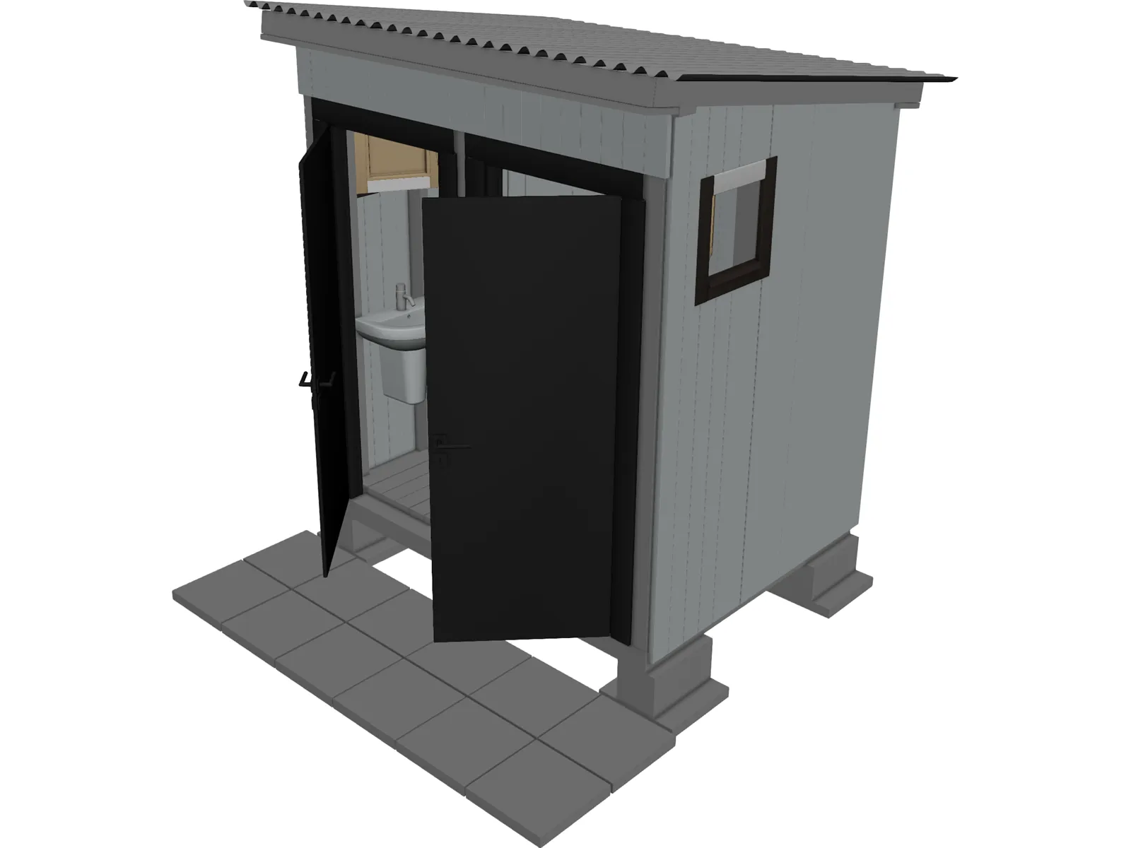 Street WC 3D Model