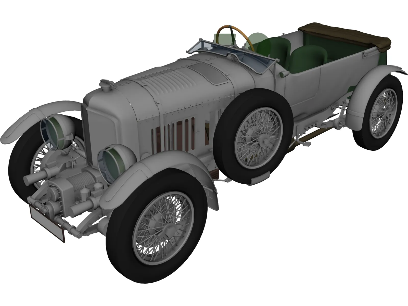 Bentley (1930) 3D Model