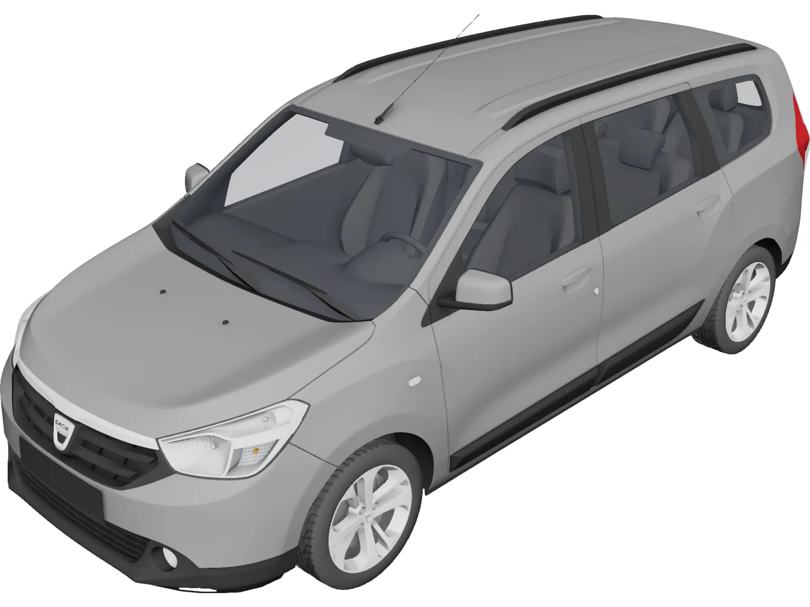 Dacia Lodgy (2012) 3D Model