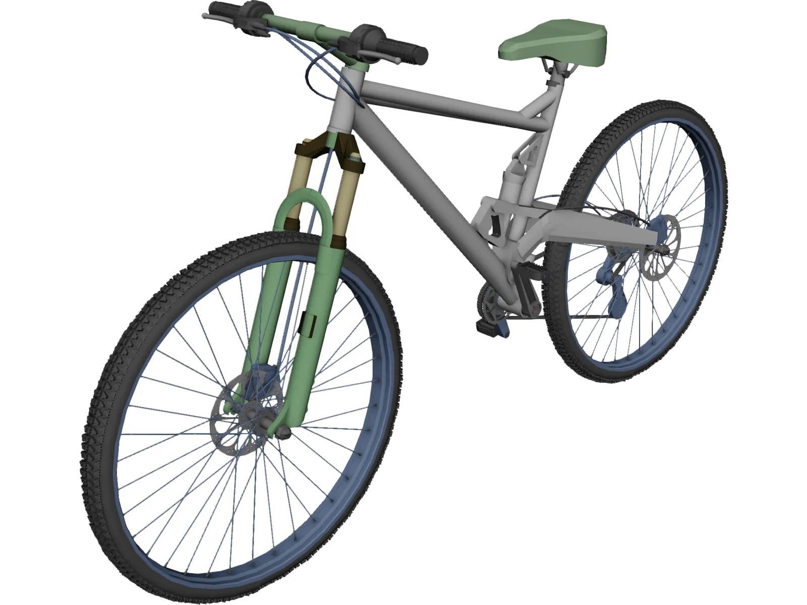 Mountain Bike 3D Model