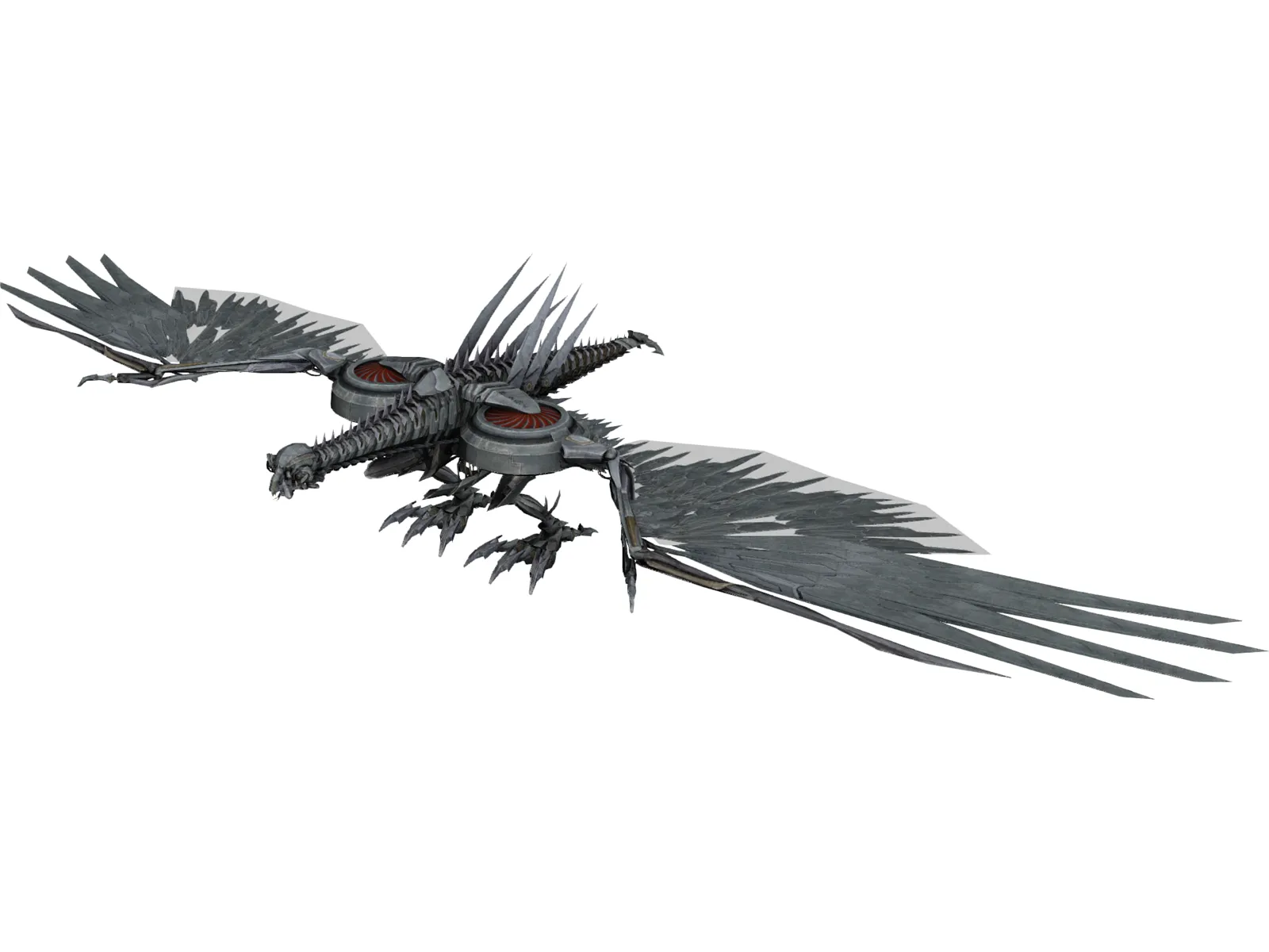 Laserbeak Mechanical Bird 3D Model