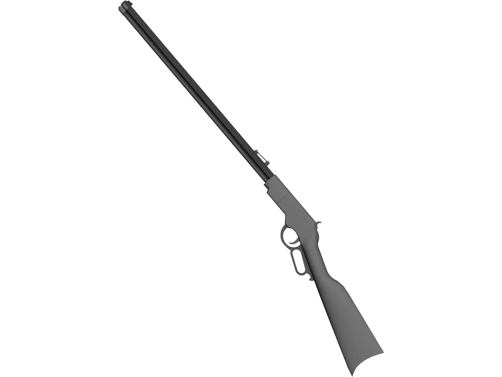 Henry Rifle 3D Model