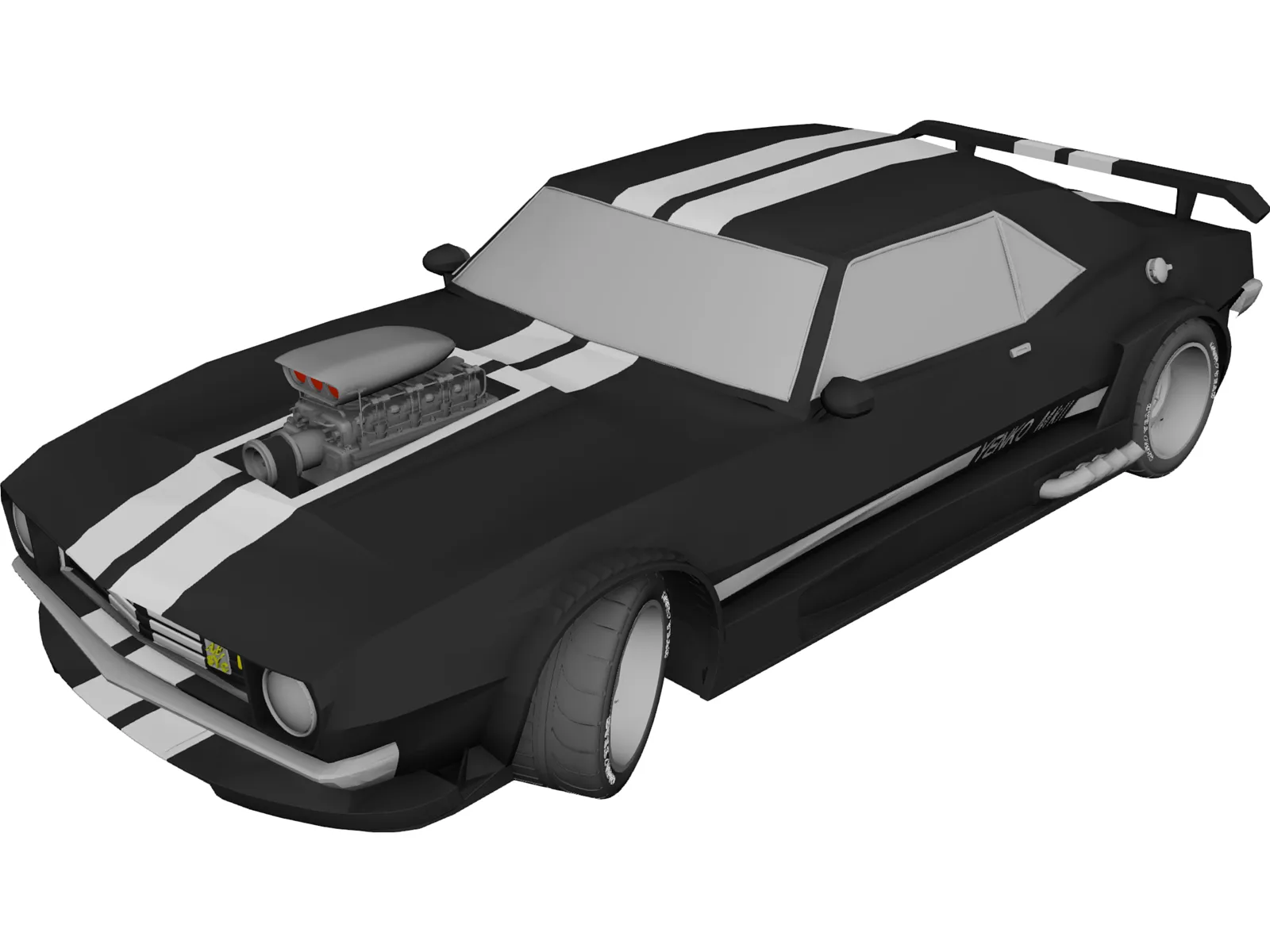 Chevrolet Yenko Camaro Supercharged 3D Model