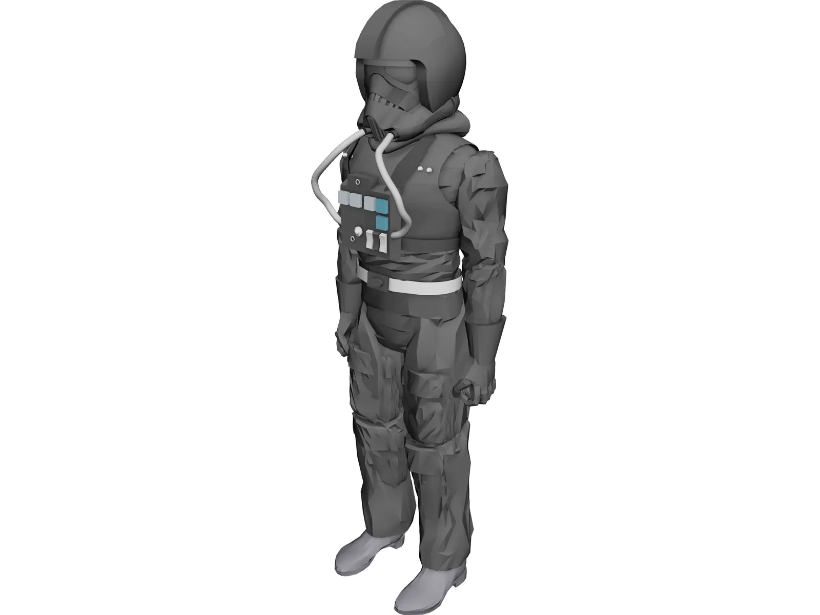 Star Wars Imperial Pilot 3D Model